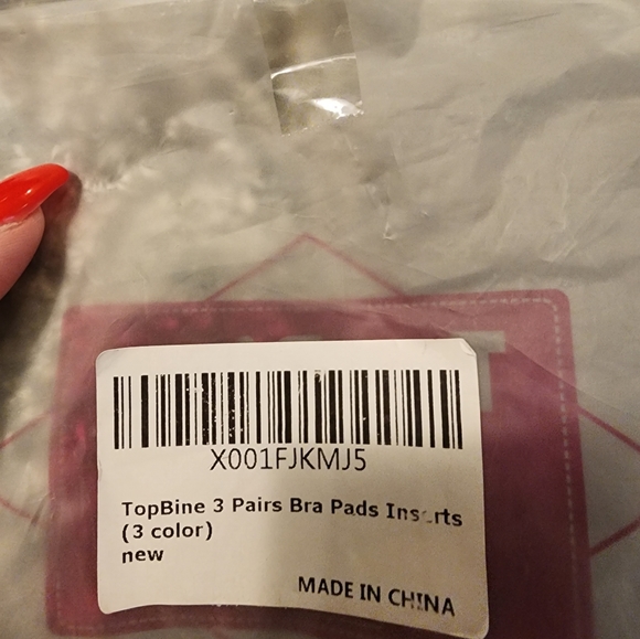 NEW never used Bra Pad Inserts size C/D - Picture 6 of 8
